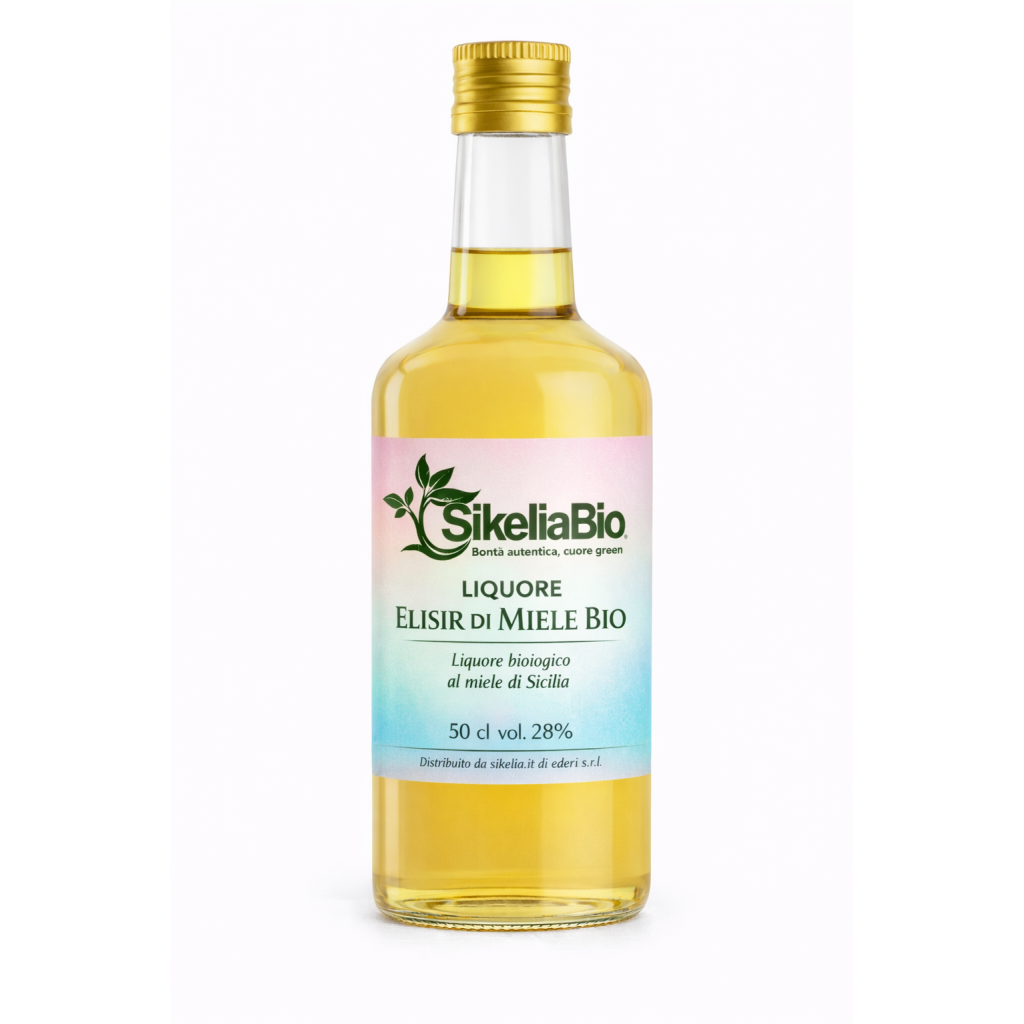 LIQUORE ELISIR DI MIELE BIO 50 cl vol. 28%