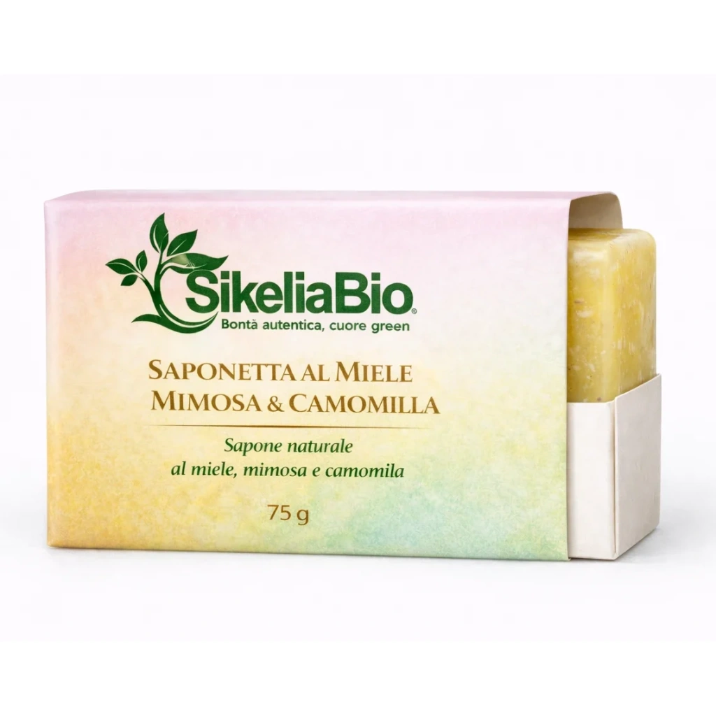 SAPONETTA AL MIELE, MIMOSA & CAMOMILLA 75g