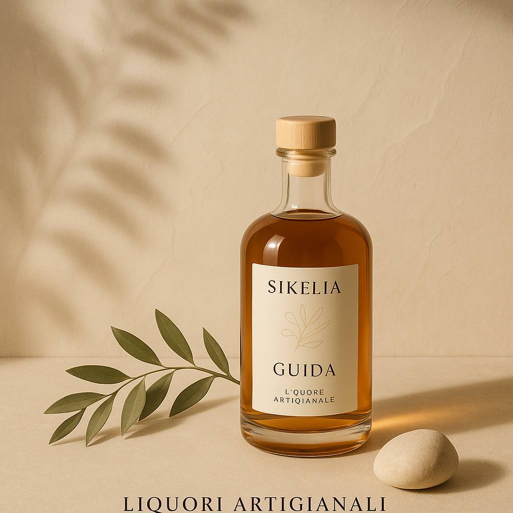 liquori artigianali guida: selezione di liquori artigianali SikeliaBio in elegante confezione di legno