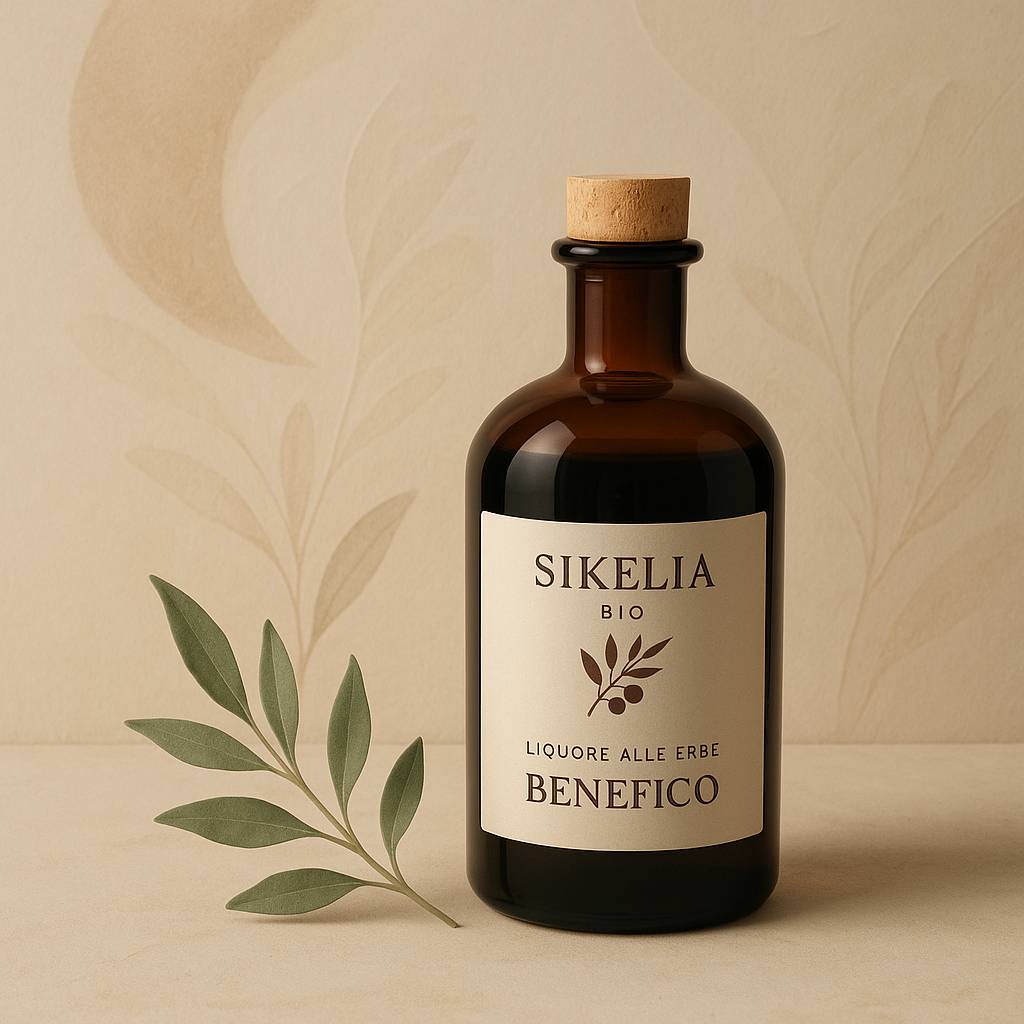 liquori alle erbe benefici box SikeliaBio con selezione di liquori