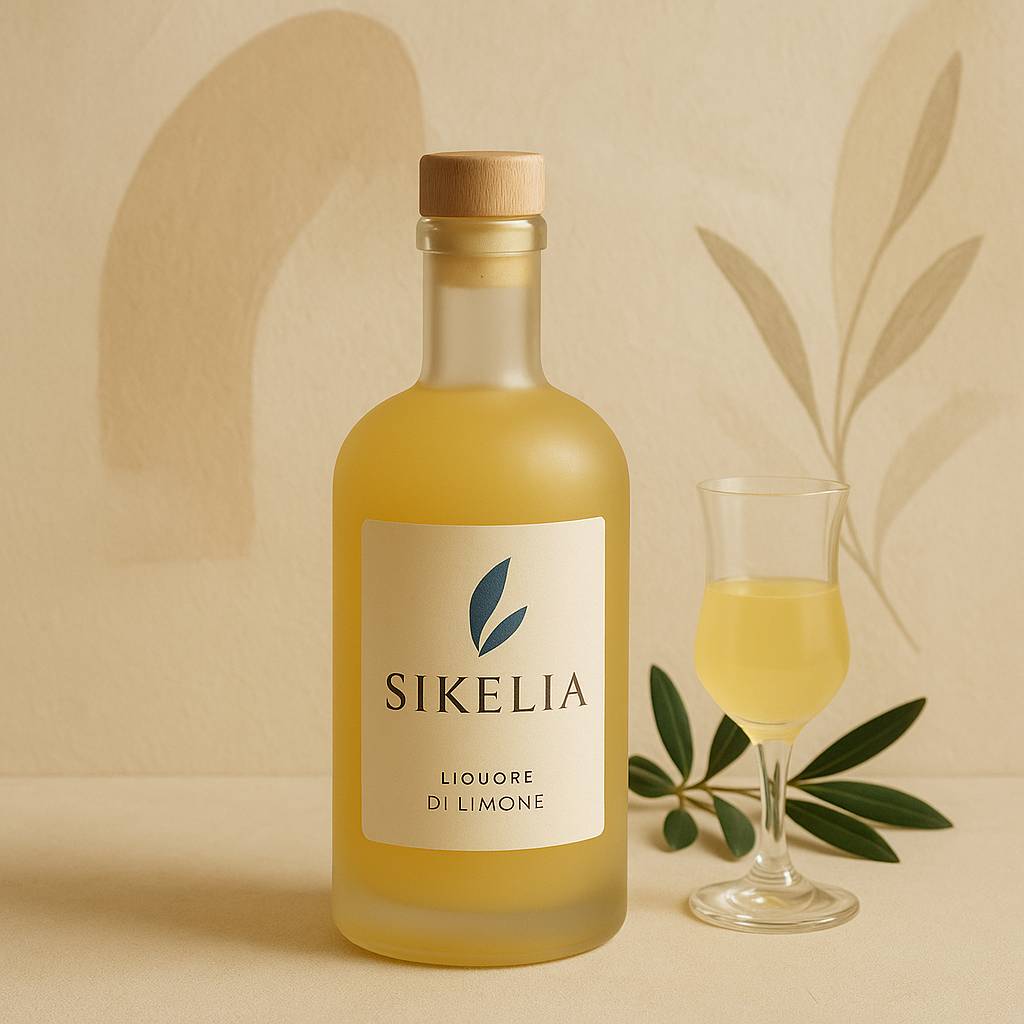 Box di liquori siciliani tradizionali SikeliaBio in elegante confezione di legno