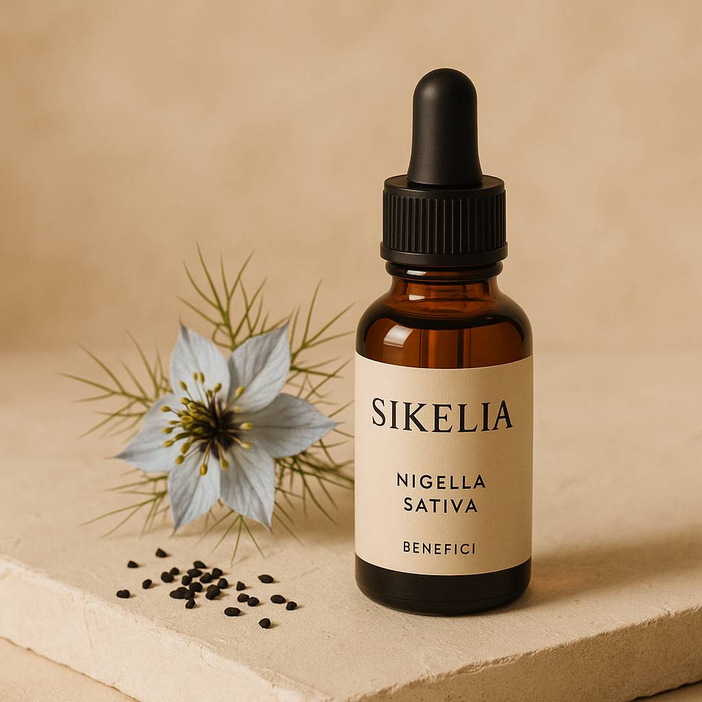 nigella sativa benefici: tintura madre SikeliaBio