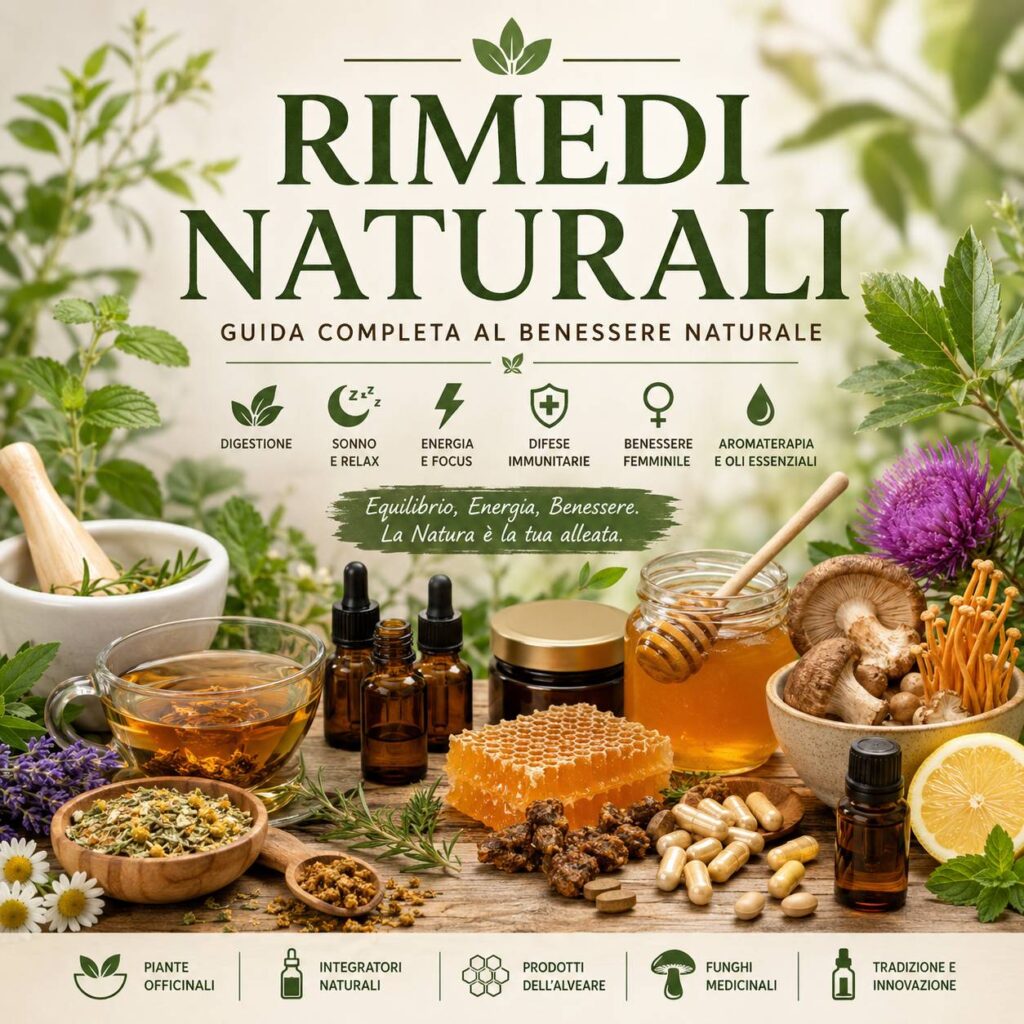 Rimedi Naturali: Guida Completa al Benessere Naturale 2 Rimedi naturali guida completa per migliorare digestione, sonno, energia, immunità e benessere quotidiano con consigli pratici e soluzioni naturali.