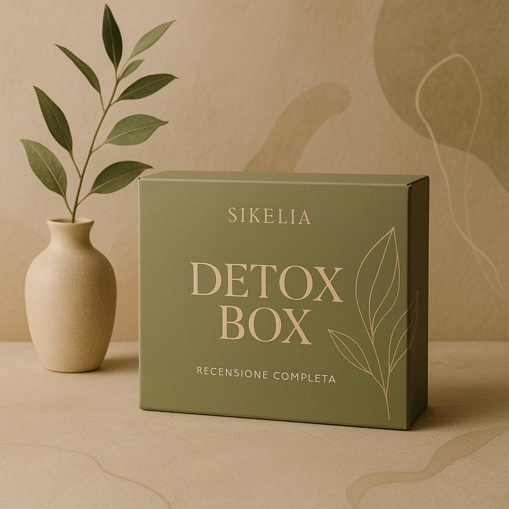 box detox recensione completa: immagine della Box Detox SikeliaBio e dei suoi prodotti naturali