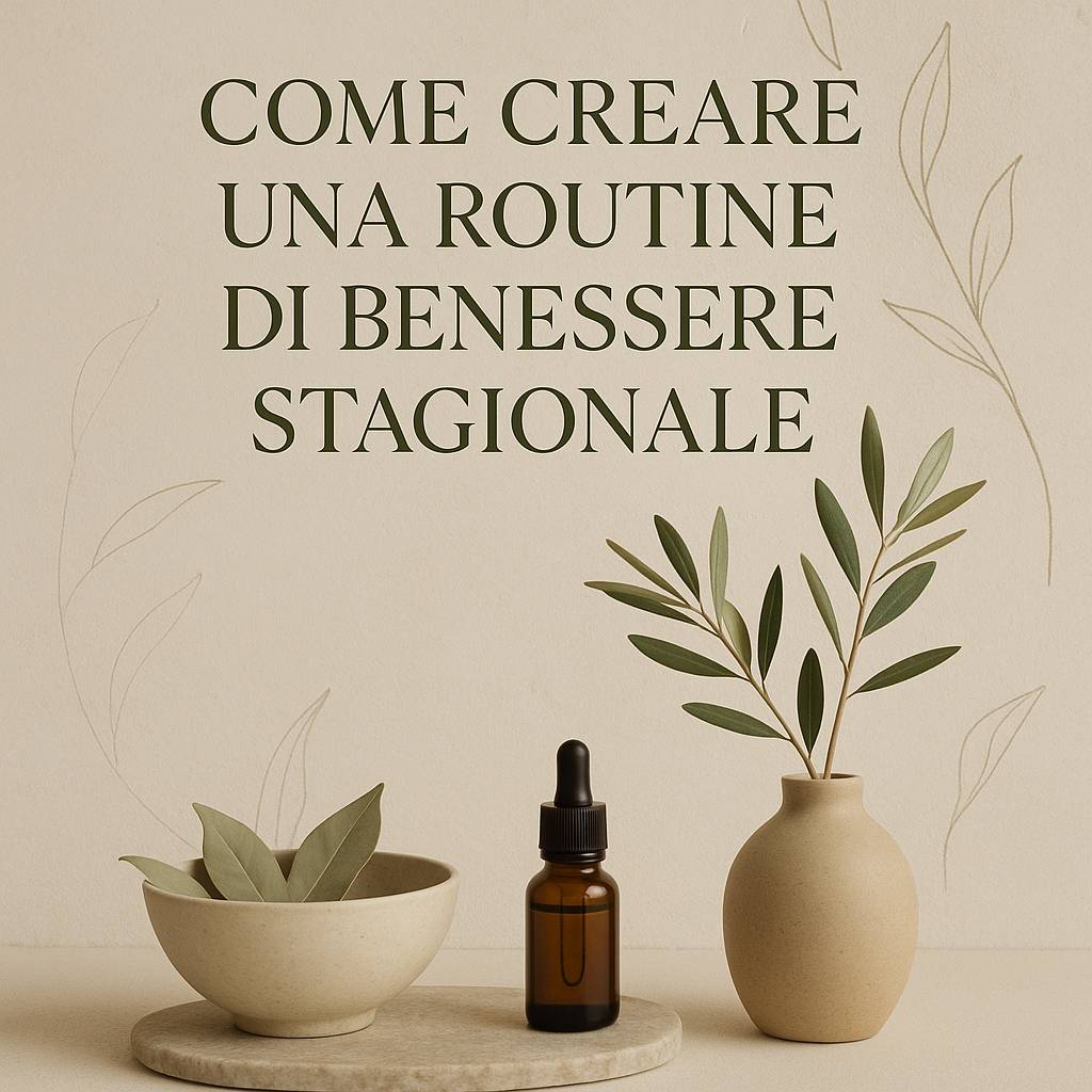 Routine di Benessere Stagionale: Guida Naturale SikeliaBio 4 come creare una routine di benessere stagionale con oli, tisane e integratori naturali