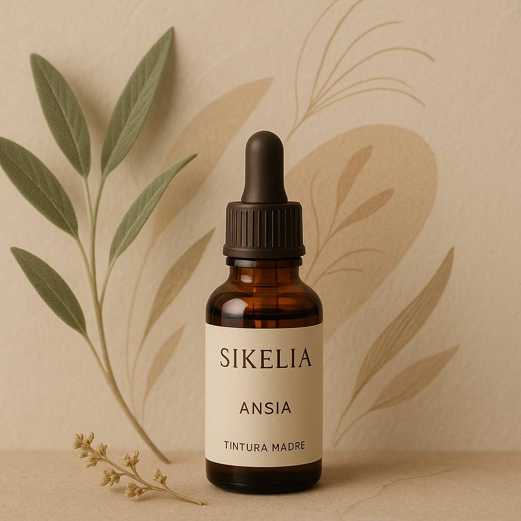 Tinture madri per ansia: guida completa all’uso consapevole secondo SikeliaBio 8 tinture madri per ansia: bottiglie di estratti vegetali e piante officinali su sfondo chiaro