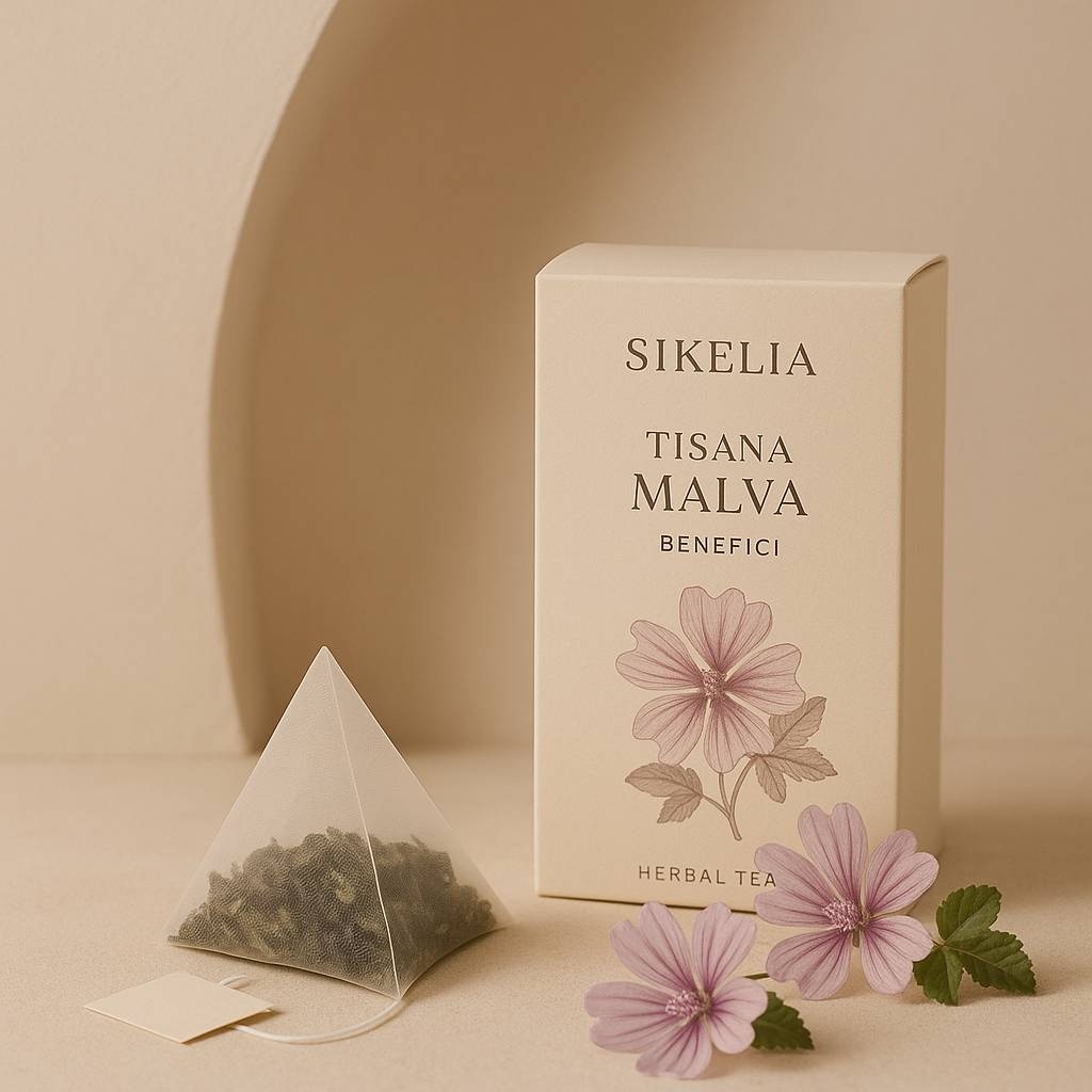 Tisana Malva Benefici: Tutto Quello che Devi Sapere sulla Malva 5 tisana malva benefici: tazza di tisana alla malva accanto a fiori secchi di malva